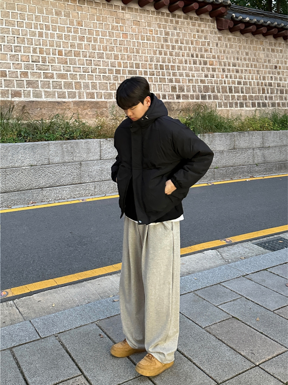 재킷 모델 착용 이미지-S77L45