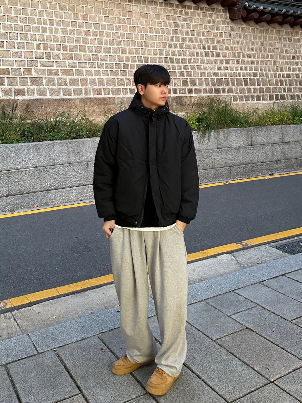 재킷 모델 착용 이미지-S77L58