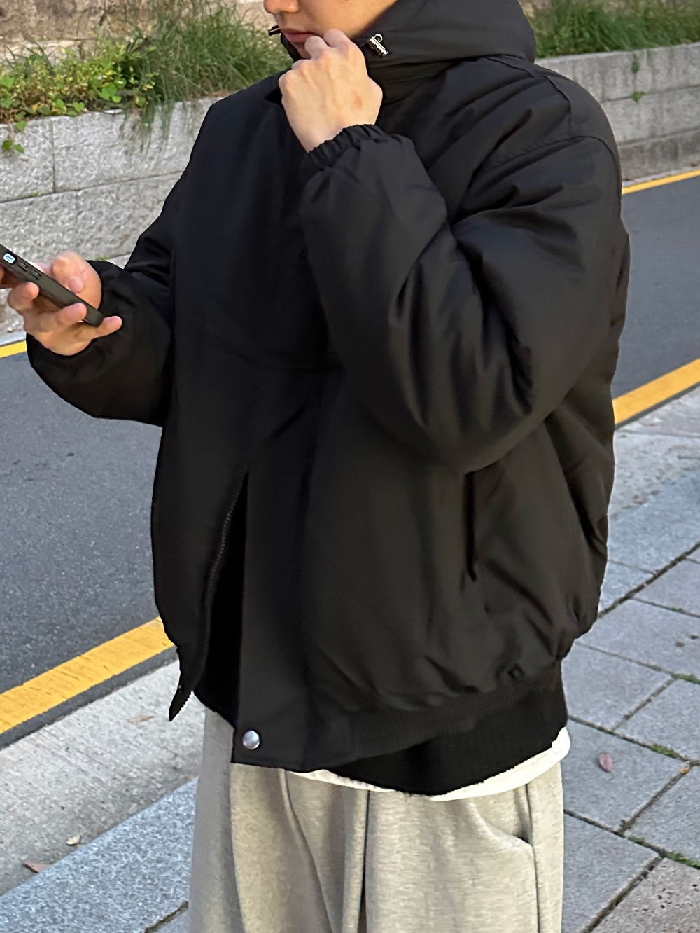 재킷 모델 착용 이미지-S77L51