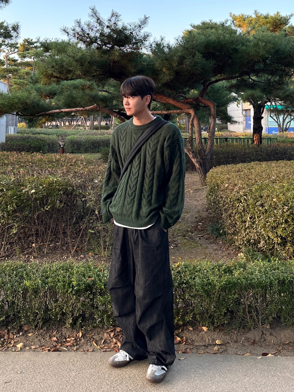 바지 모델 착용 이미지-S58L31