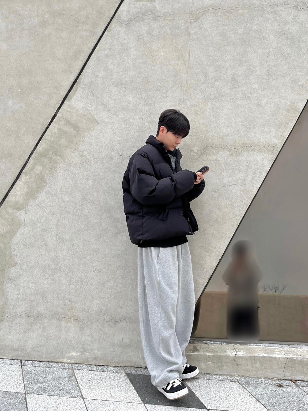 바지 모델 착용 이미지-S65L20