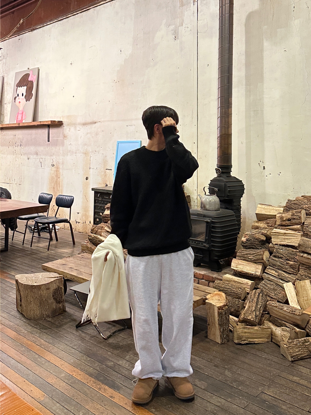 재킷 모델 착용 이미지-S96L29
