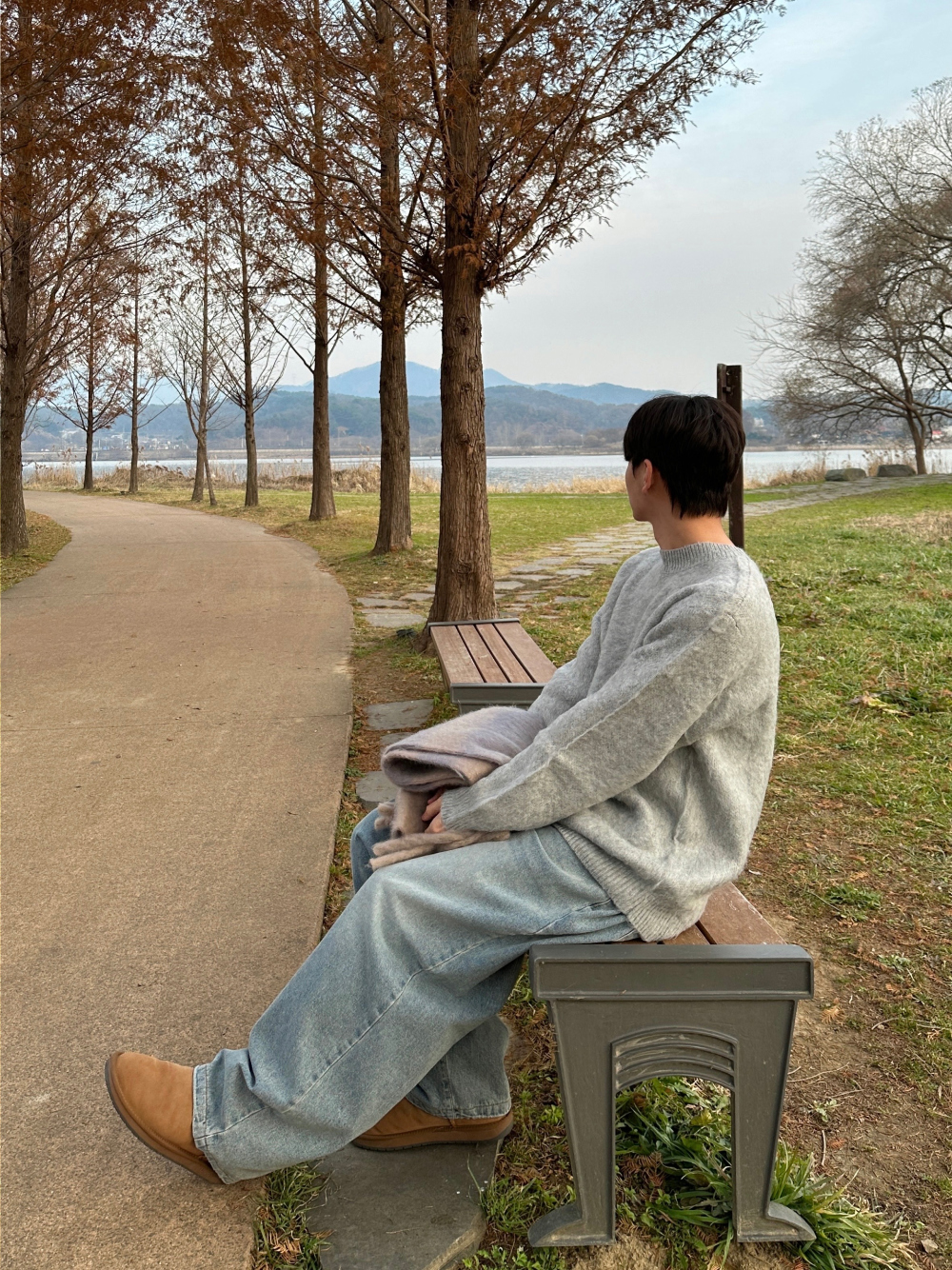 드레스 모델 착용 이미지-S66L29