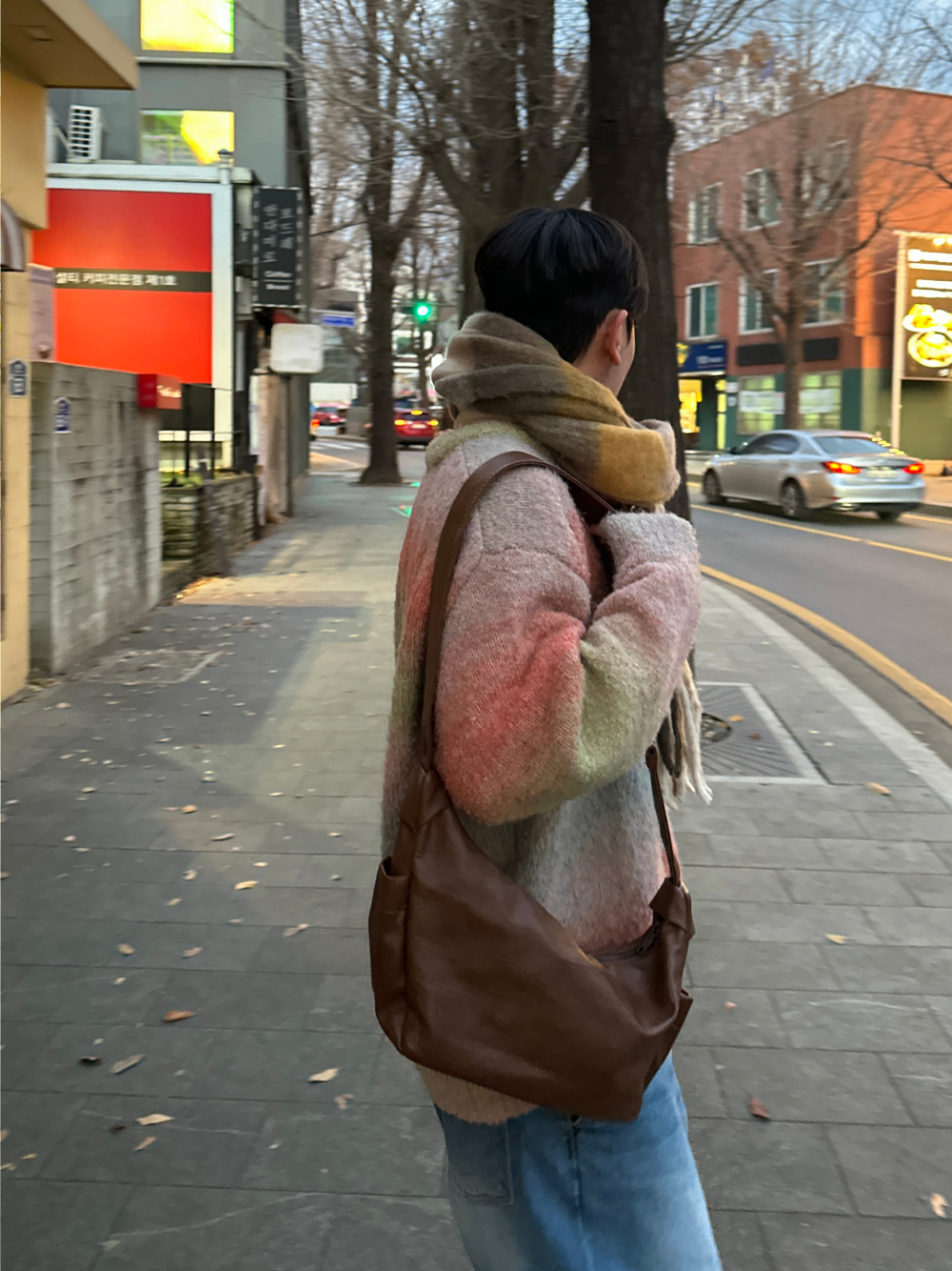 머플러 모델 착용 이미지-S95L32