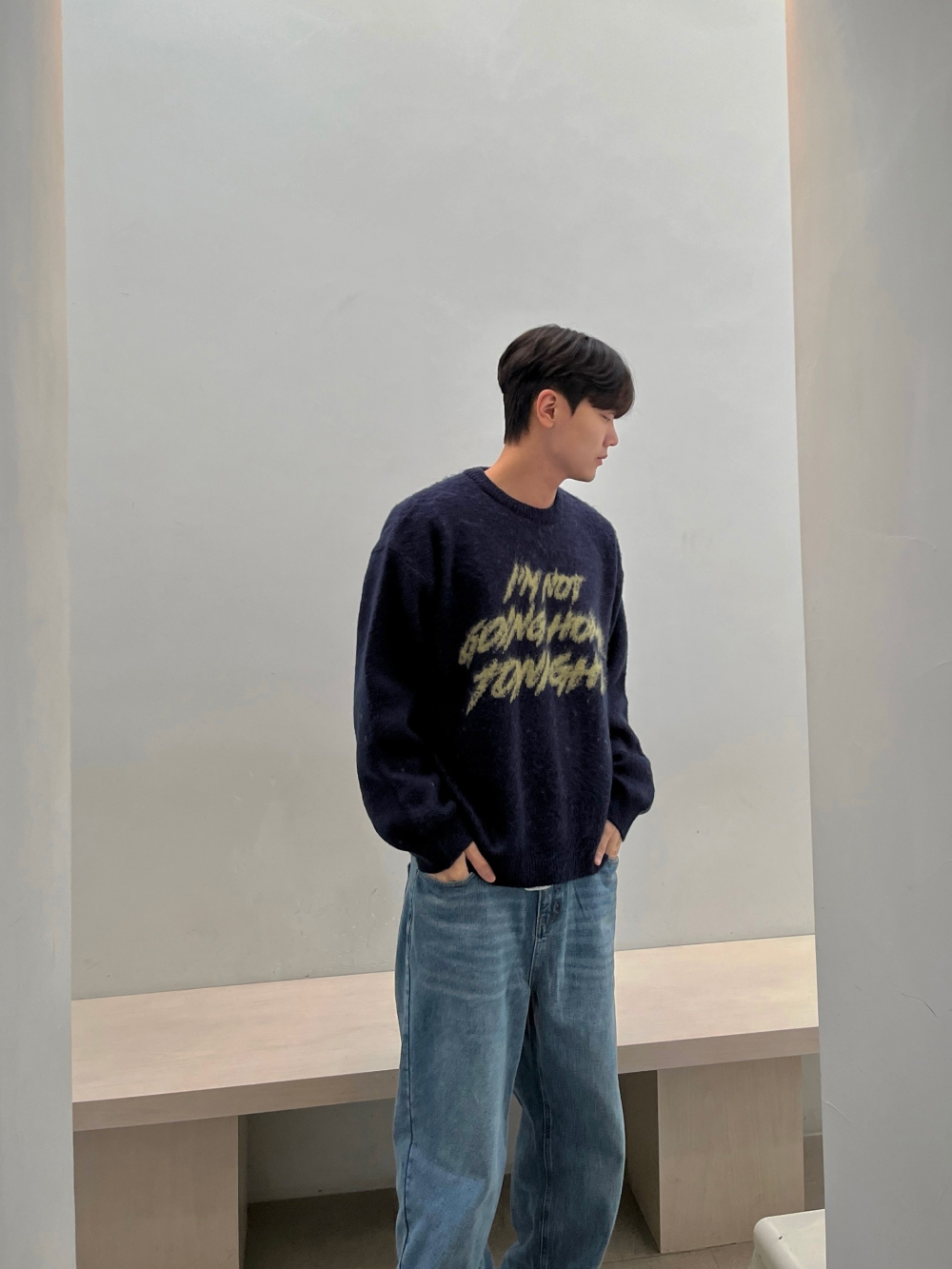 바지 모델 착용 이미지-S79L22