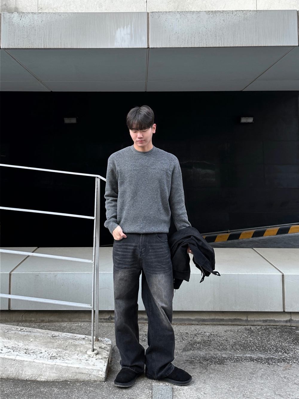 재킷 모델 착용 이미지-S38L37