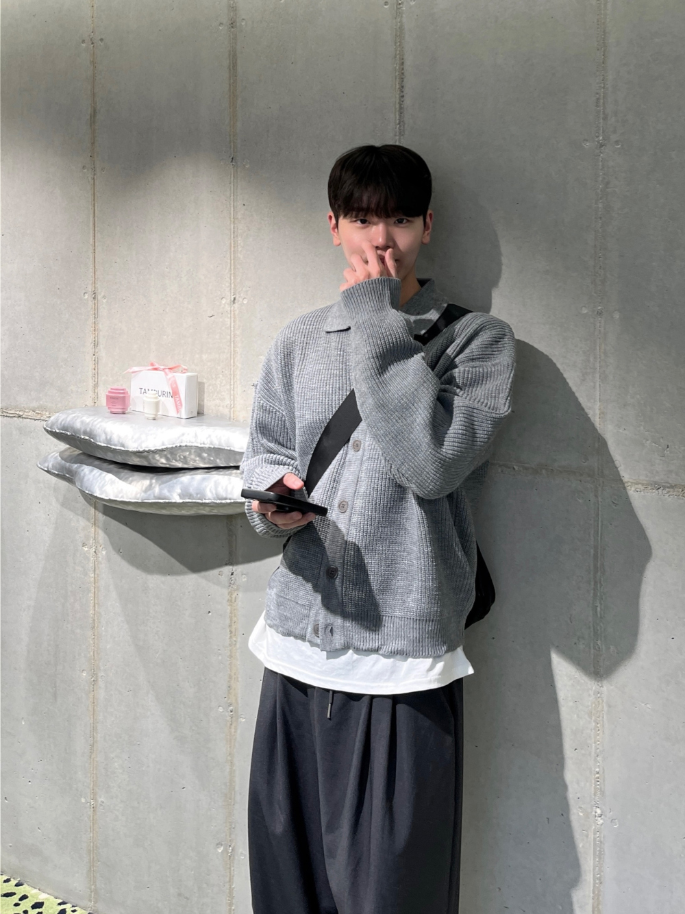 바지 모델 착용 이미지-S110L12