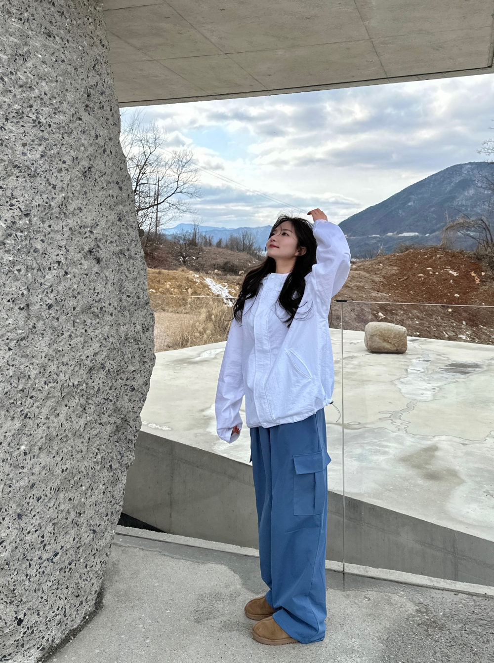 재킷 모델 착용 이미지-S51L4
