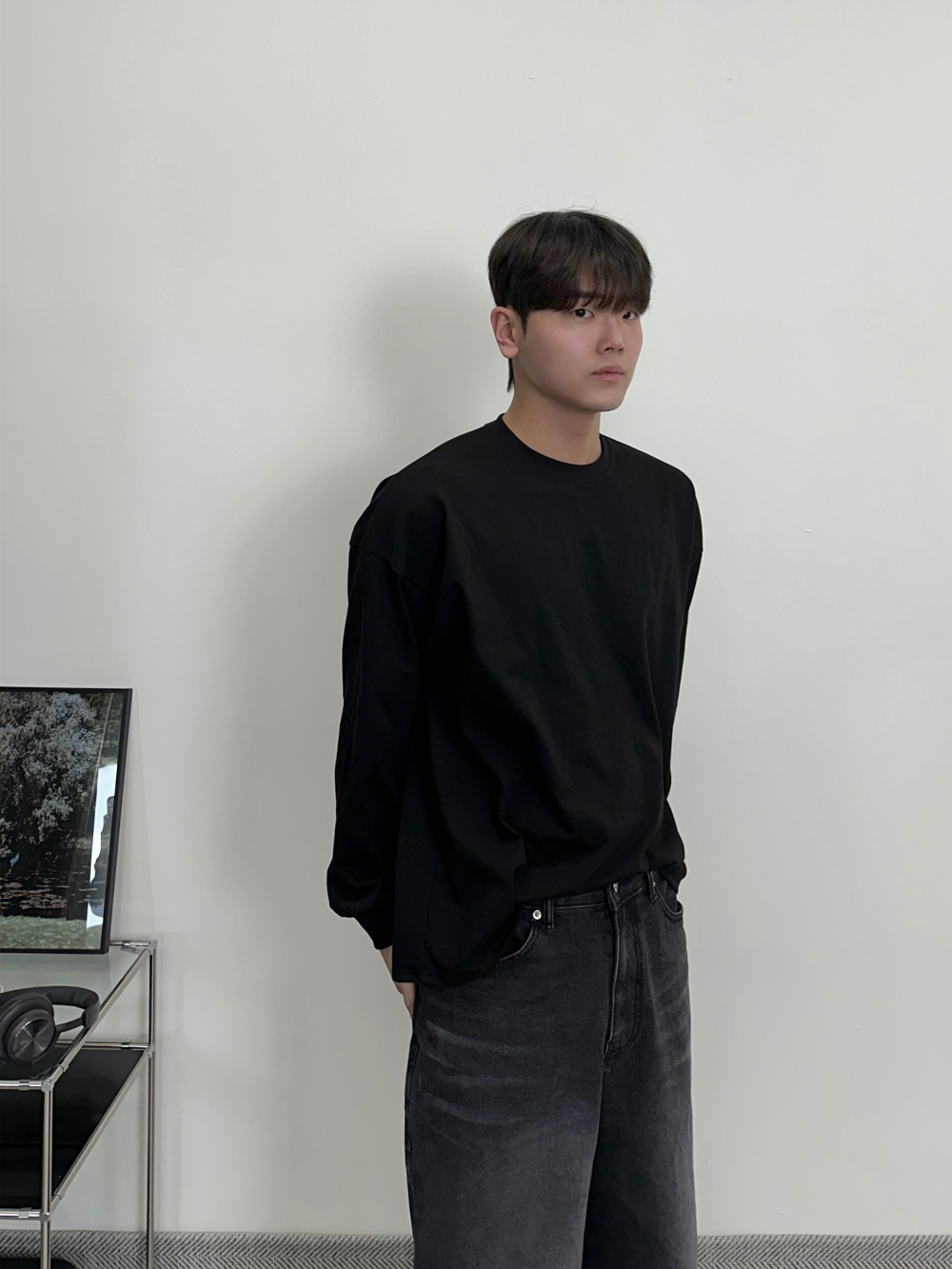 바지 모델 착용 이미지-S95L14