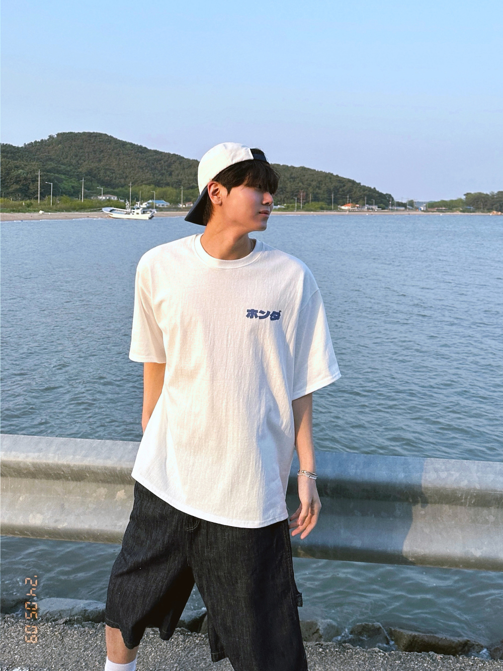 모자 모델 착용 이미지-S33L9