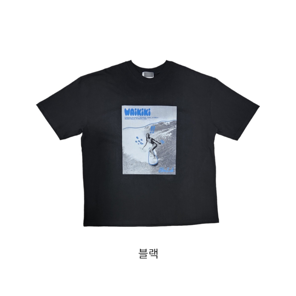 반팔 티셔츠 차콜 색상 이미지-S34L4