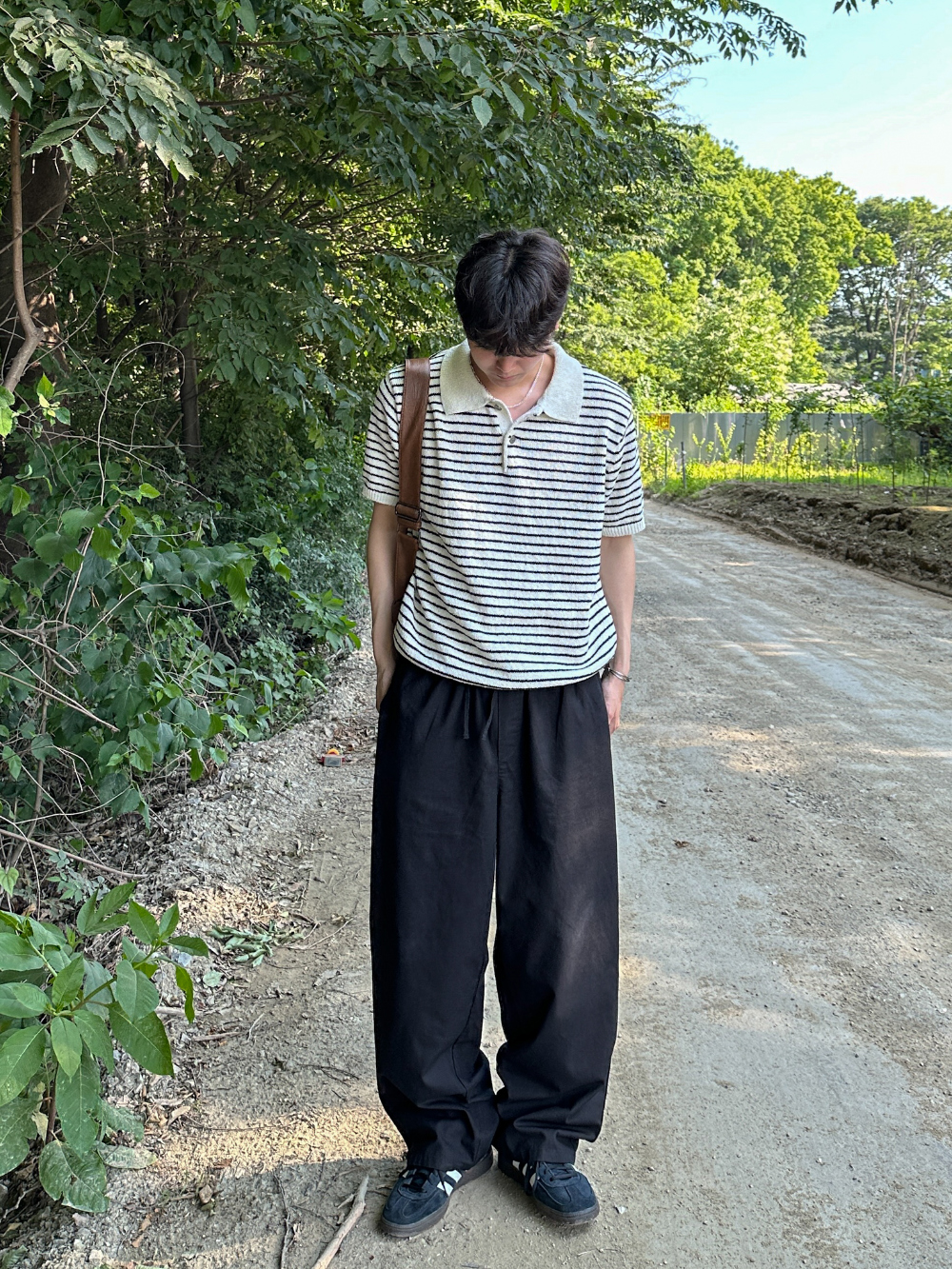 바지 모델 착용 이미지-S114L9