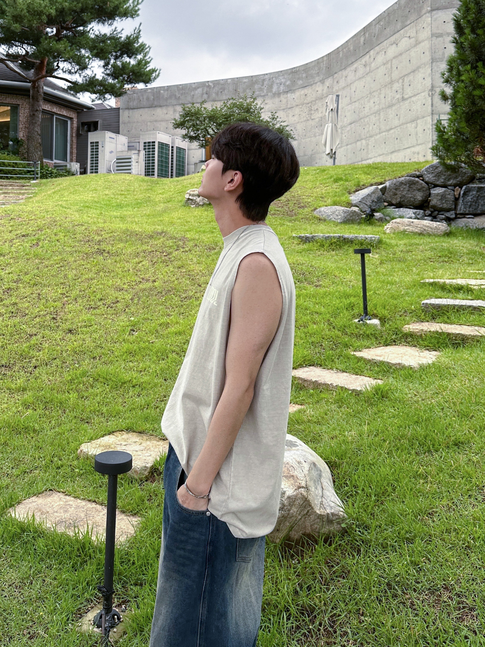 바지 모델 착용 이미지-S39L54