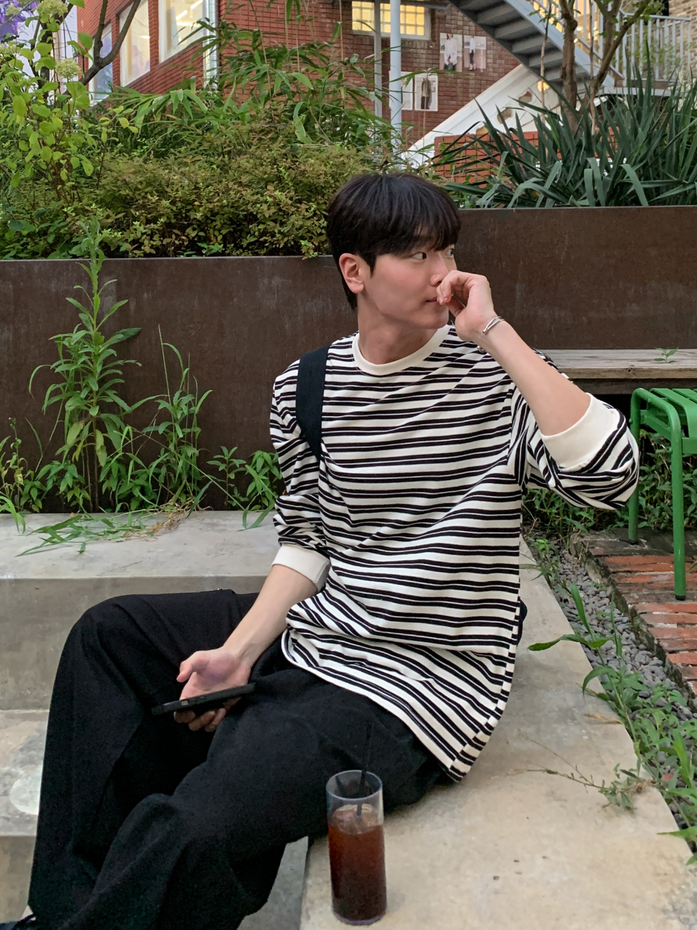 드레스 모델 착용 이미지-S65L28