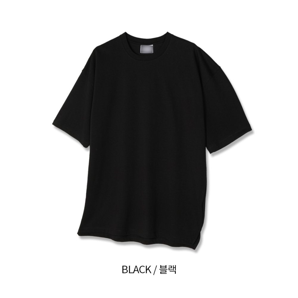 반팔 티셔츠 차콜 색상 이미지-S46L2