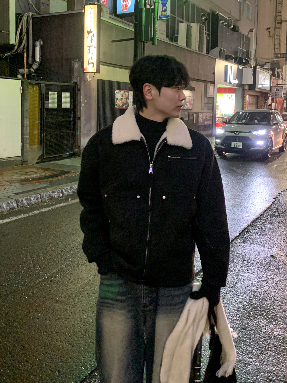 드레스 모델 착용 이미지-S66L13