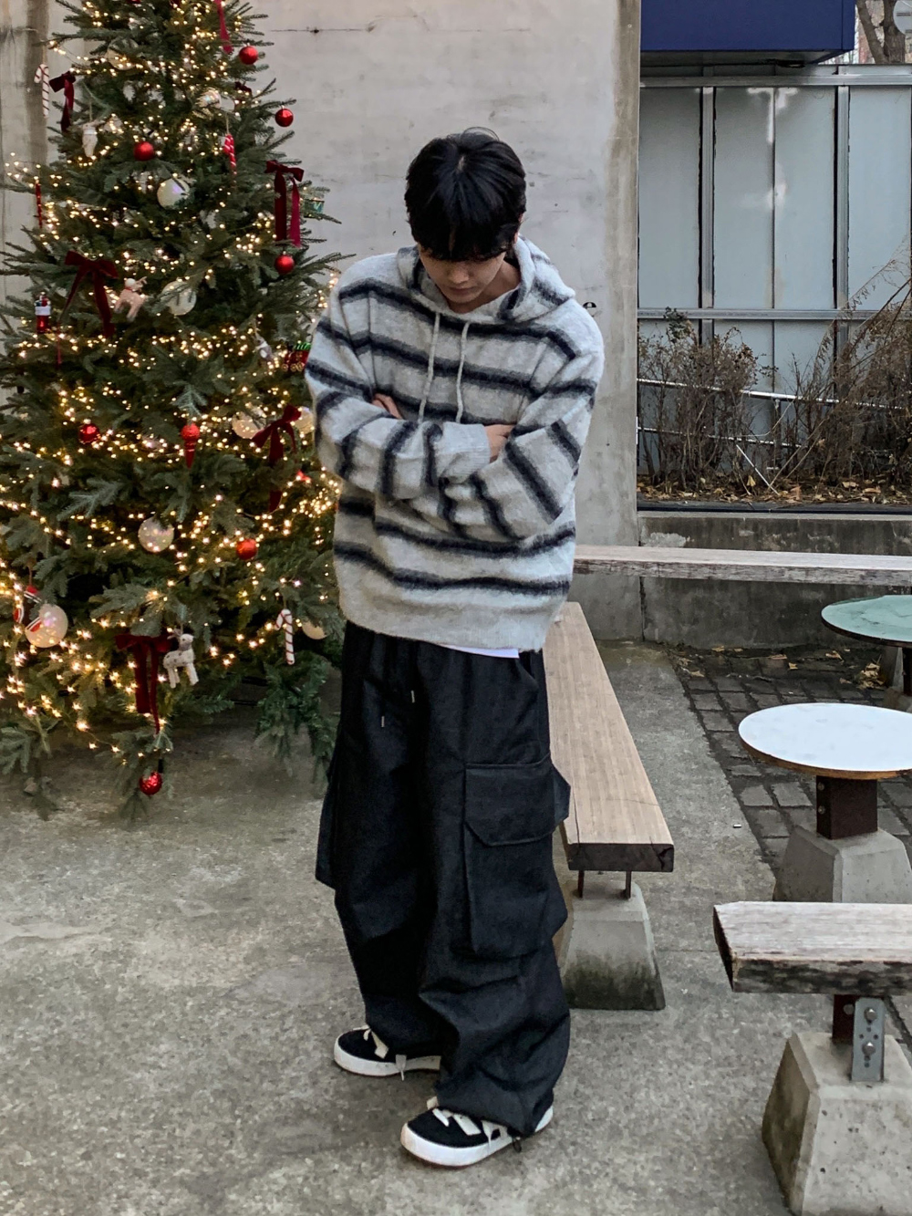 모자 모델 착용 이미지-S80L11