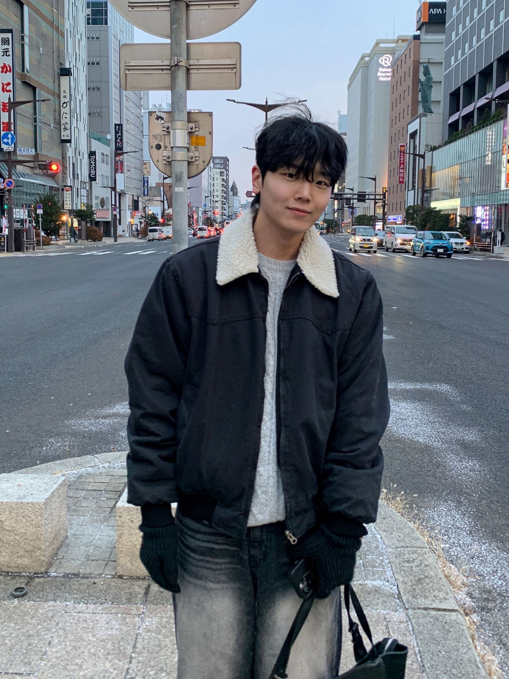 재킷 모델 착용 이미지-S68L25