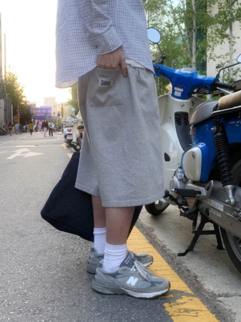 반바지 모델 착용 이미지-S135L77