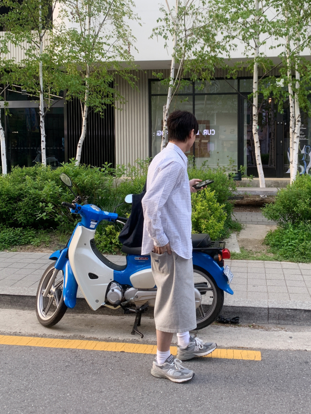 반바지 모델 착용 이미지-S135L49