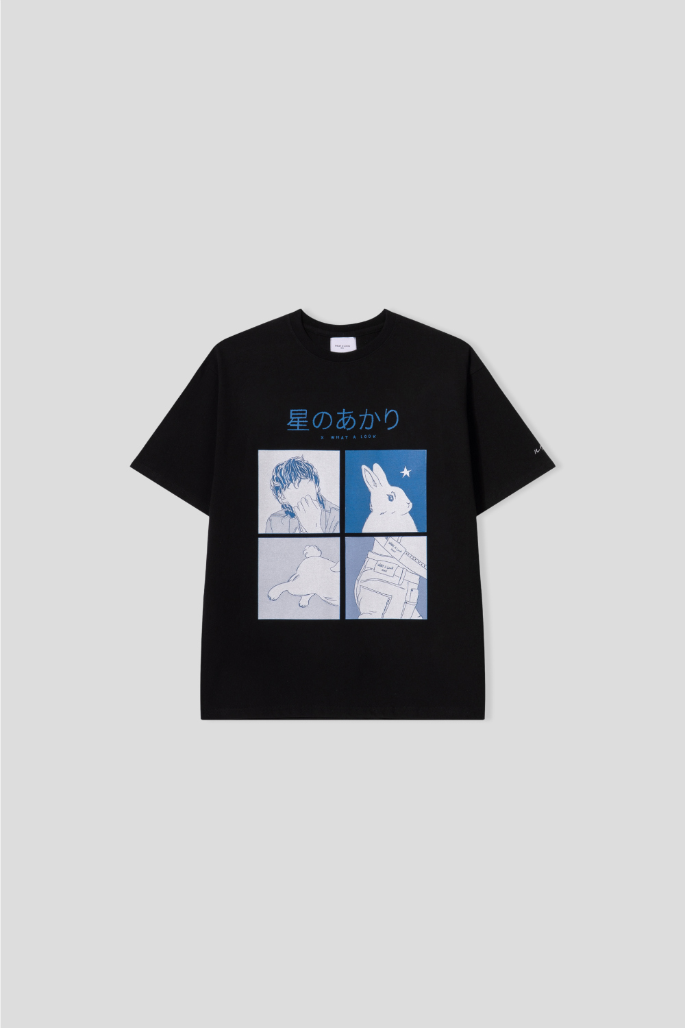 반팔 티셔츠 화이트 색상 이미지-S147L9