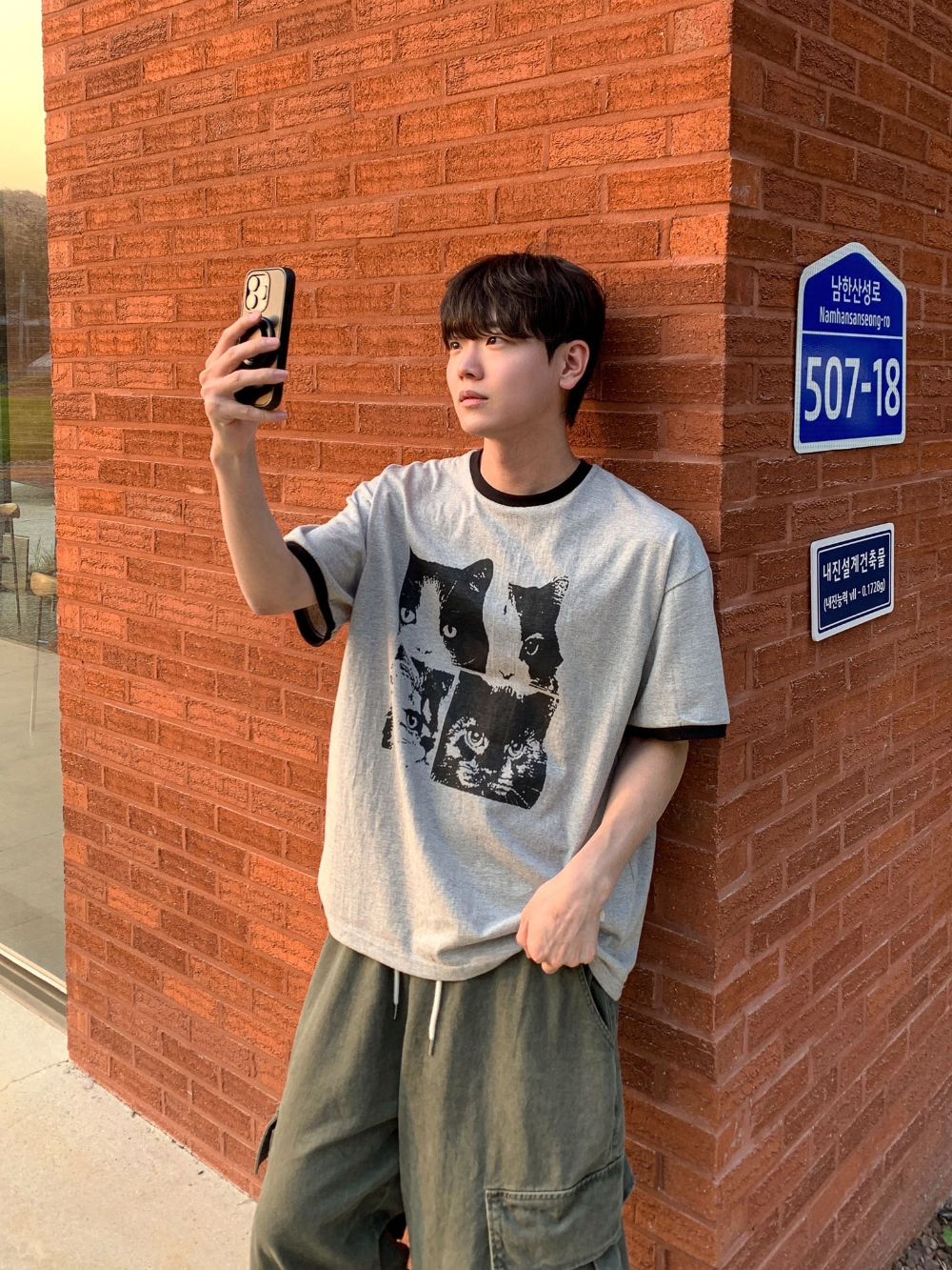 바지 모델 착용 이미지-S148L26