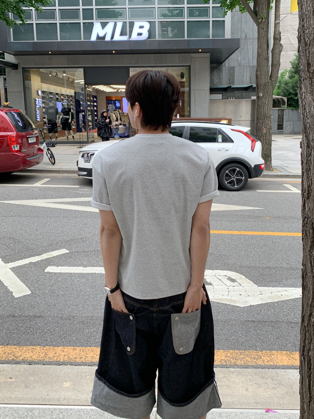반바지 모델 착용 이미지-S139L19