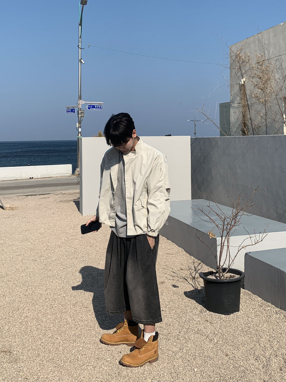 재킷 모델 착용 이미지-S132L14