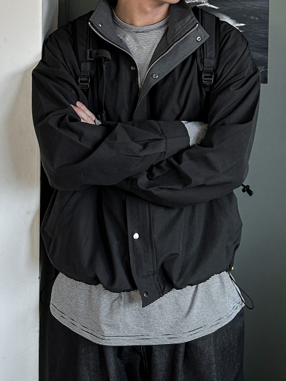재킷 모델 착용 이미지-S110L33