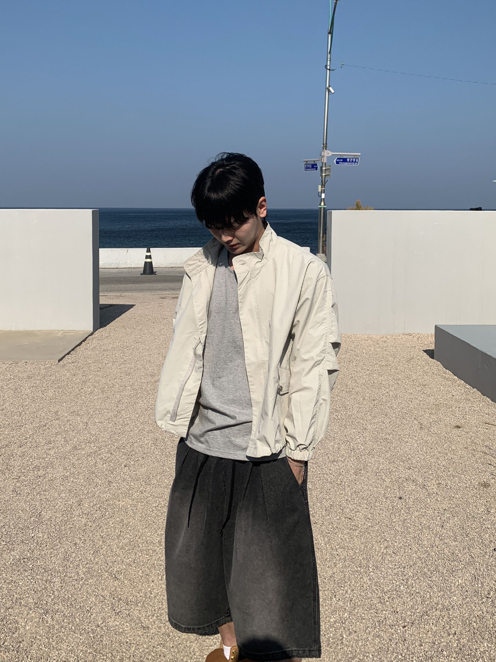 재킷 모델 착용 이미지-S132L12