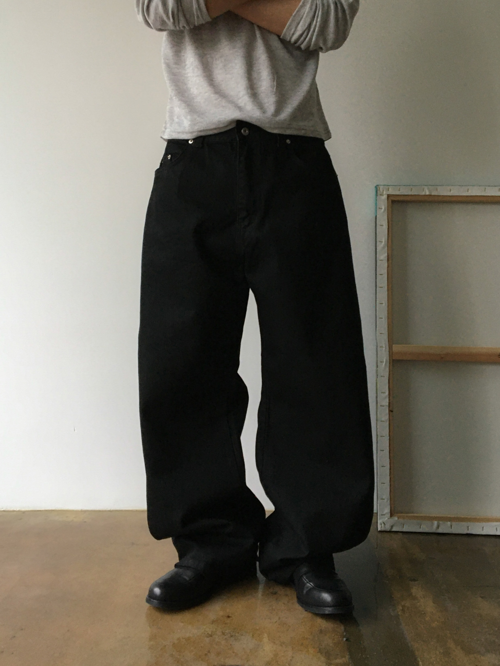 바지 모델 착용 이미지-S170L42