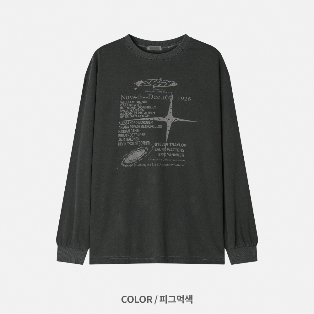 긴팔 티셔츠 그레이 색상 이미지-S141L28