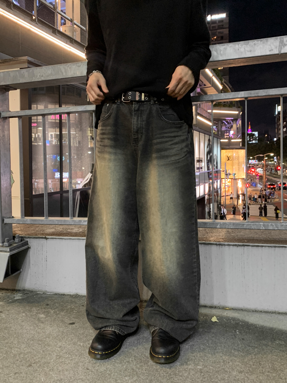 바지 모델 착용 이미지-S172L102