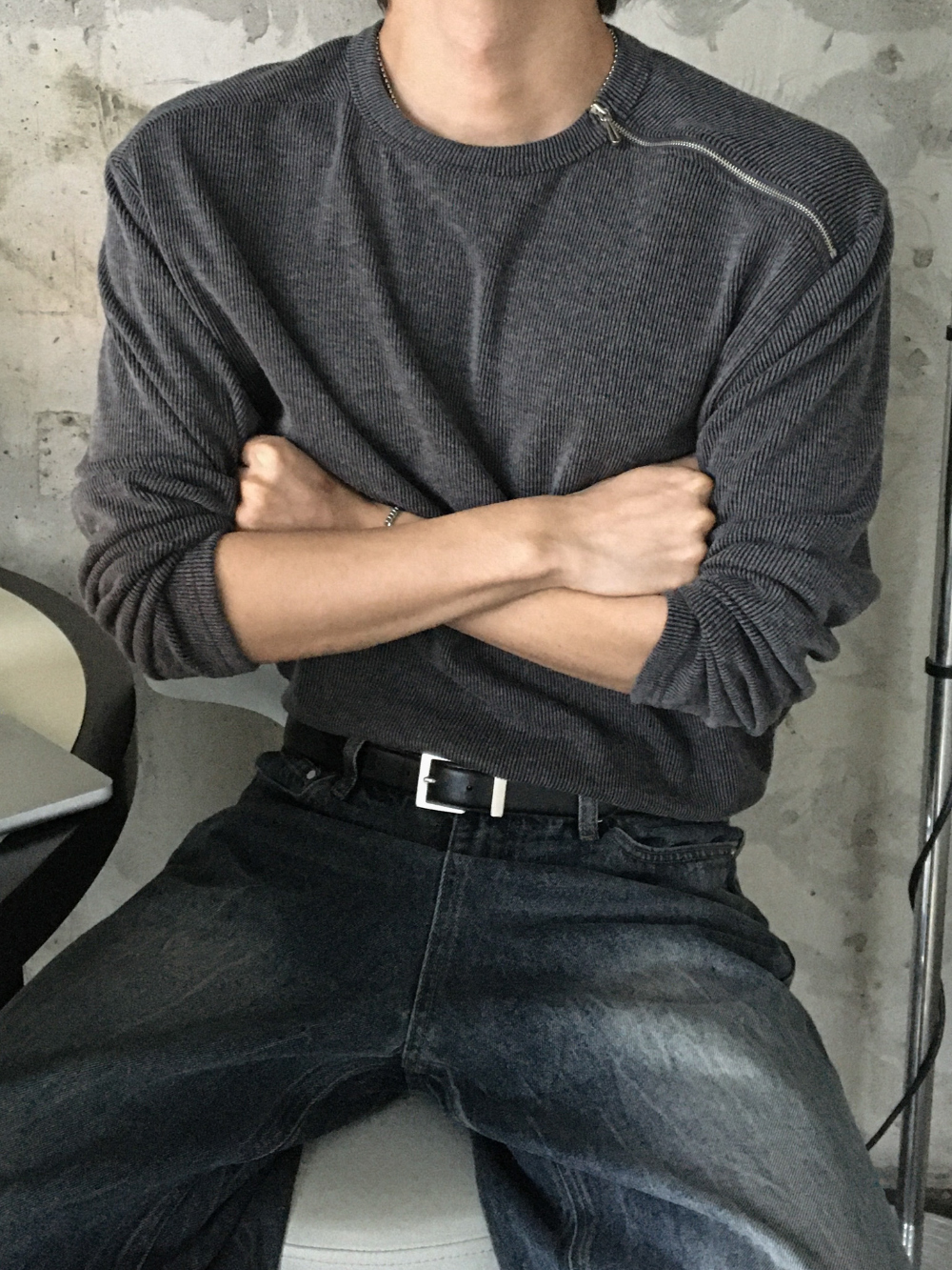 바지 모델 착용 이미지-S186L18