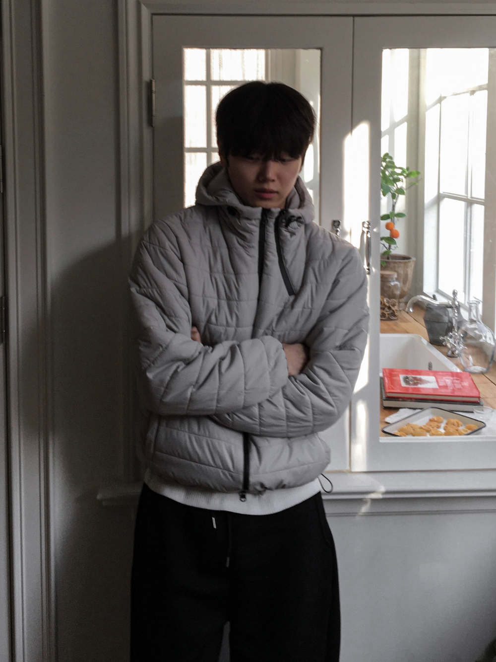 바지 모델 착용 이미지-S187L20