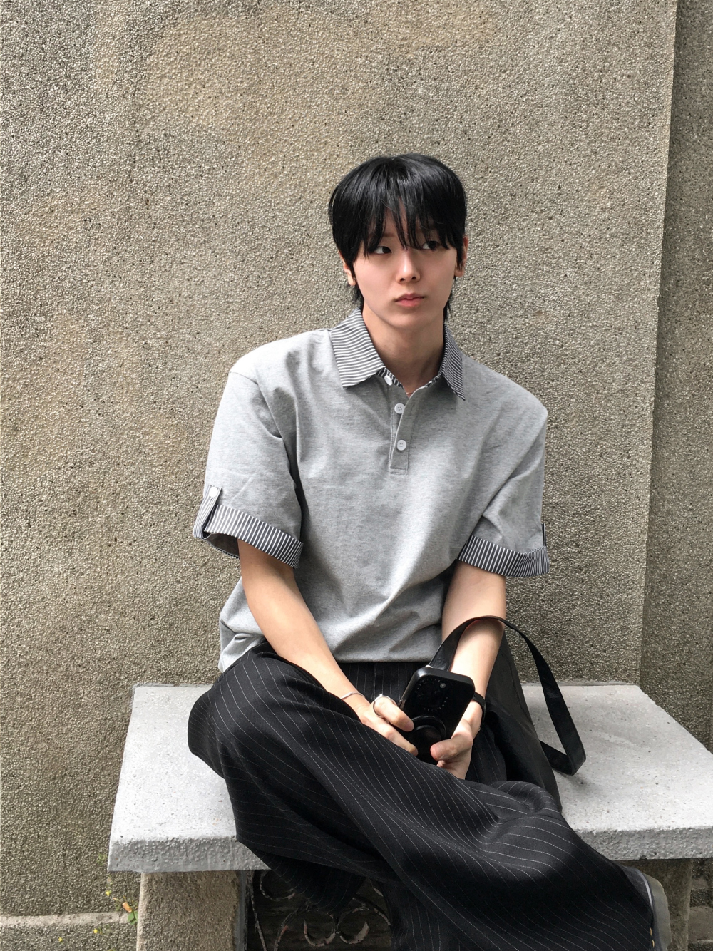 바지 모델 착용 이미지-S233L6