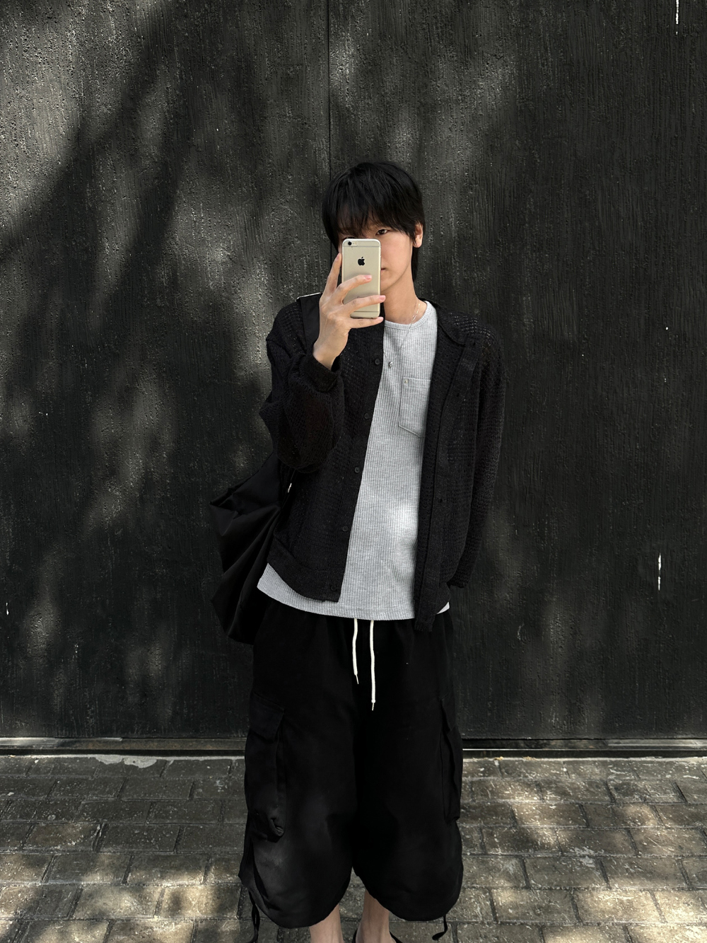 민소매 모델 착용 이미지-S230L64