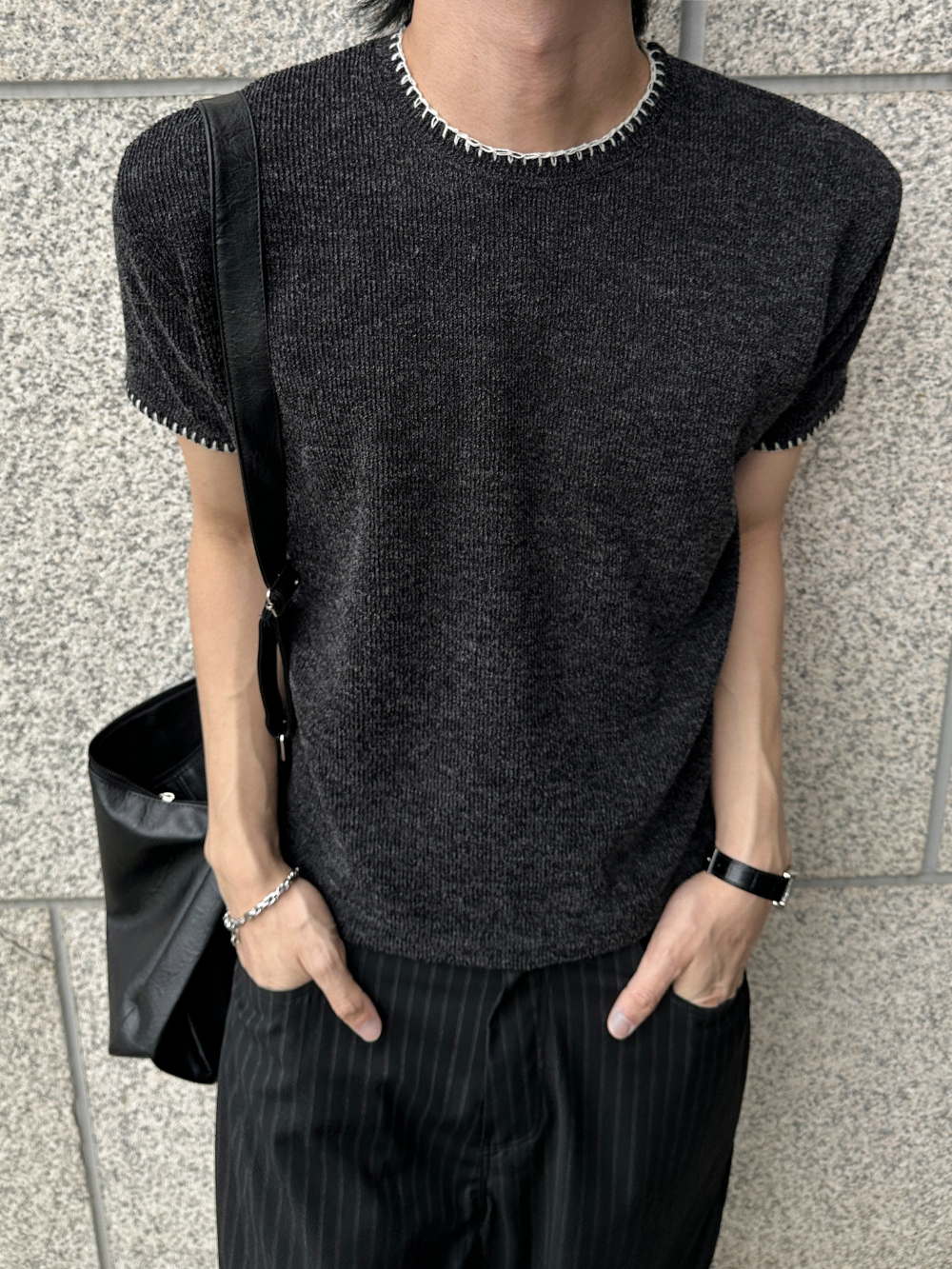 바지 모델 착용 이미지-S240L22