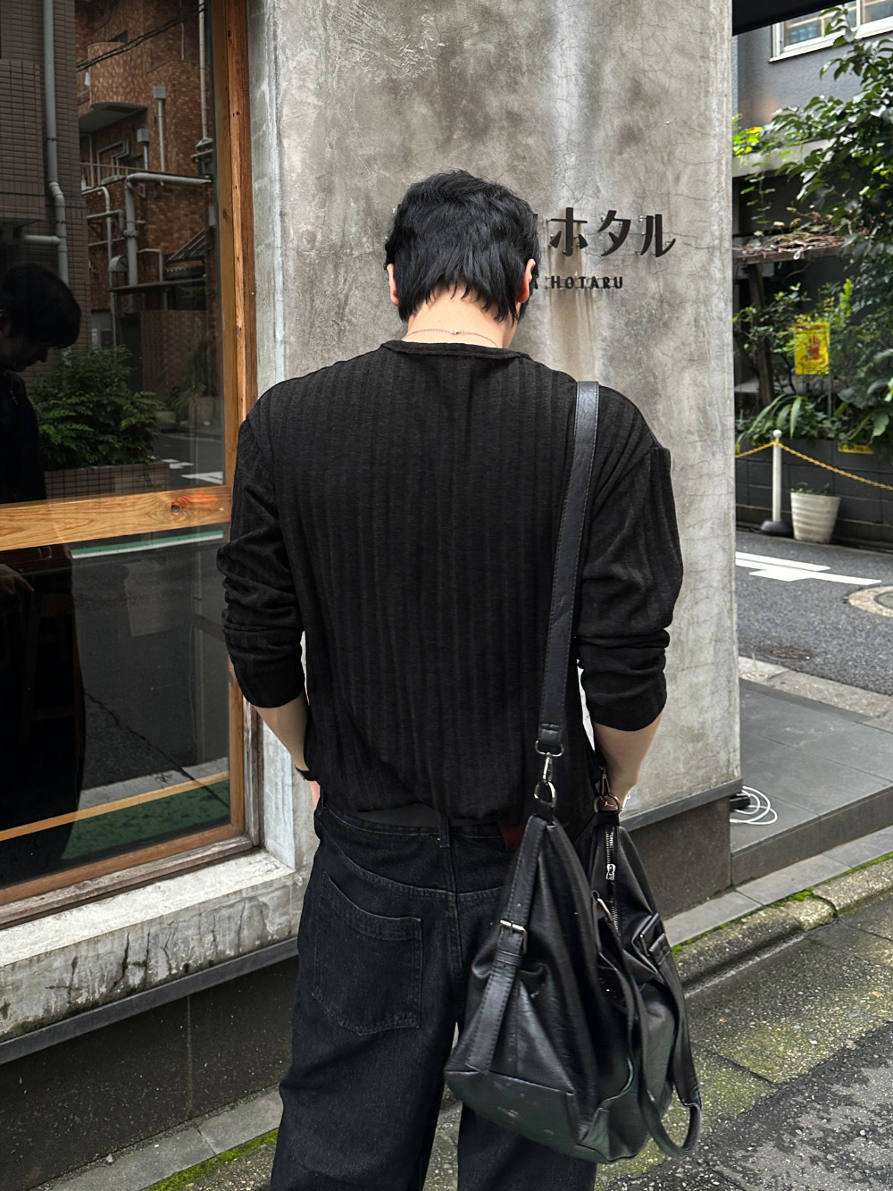 긴팔 티셔츠 모델 착용 이미지-S286L18