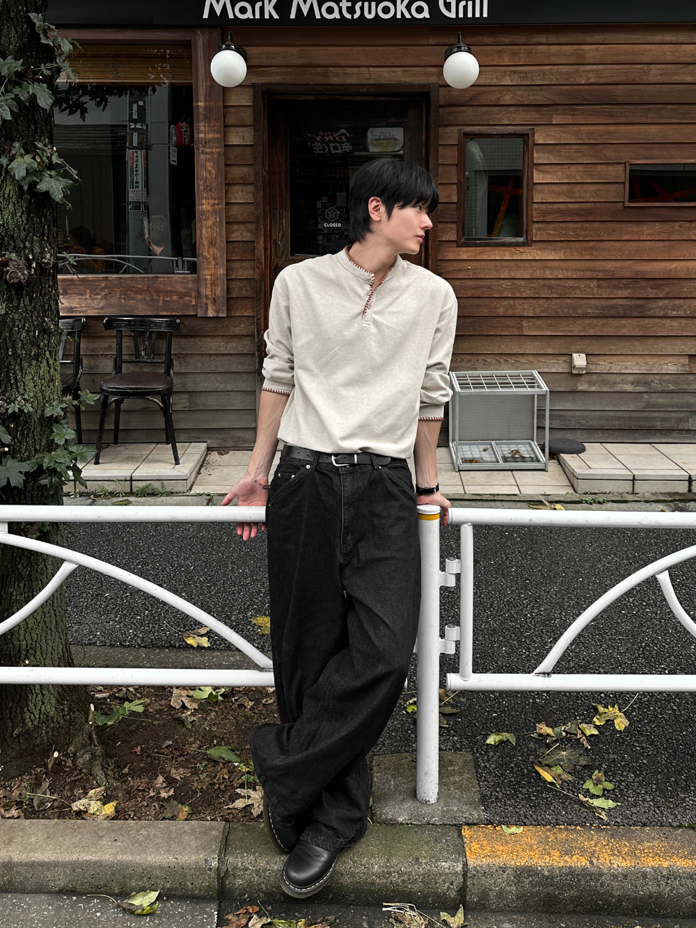 바지 모델 착용 이미지-S280L16