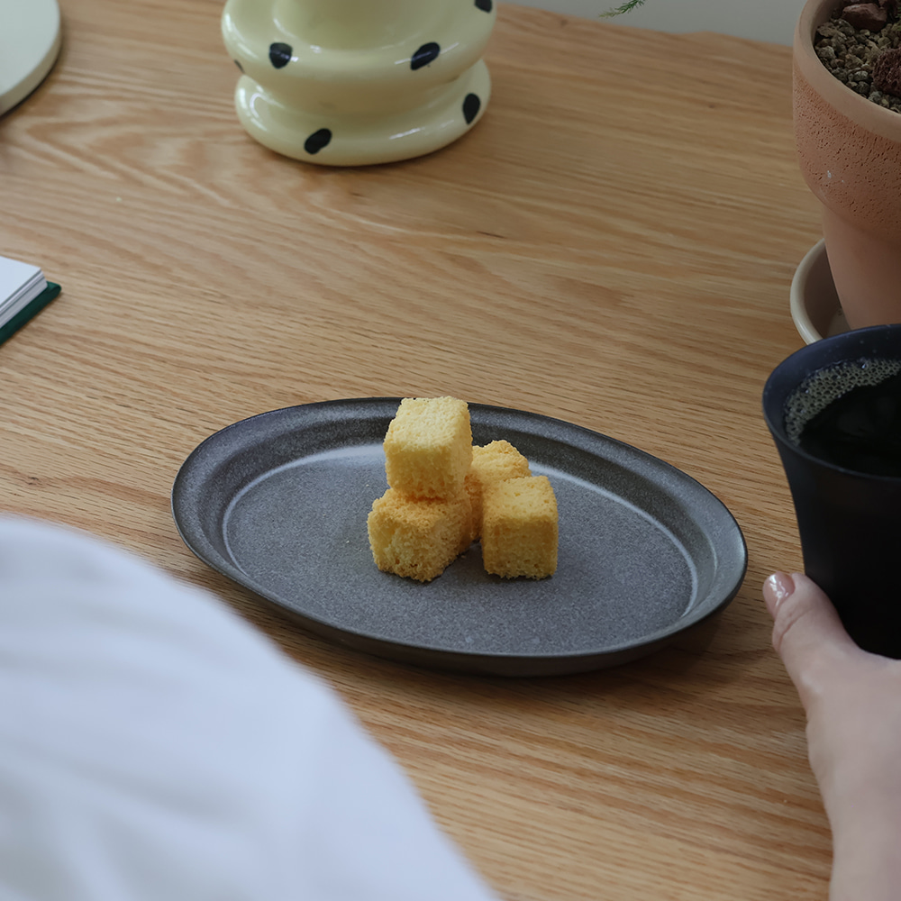 오벌 림 플레이트 S - 세라믹 소형 플레이트 이미지