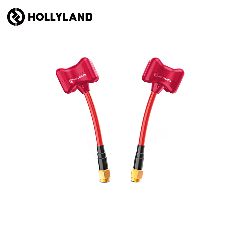 홀리랜드 HL-ATN08 트라이엄프 안테나 레드 (5000MHz–5900MHz) 2개