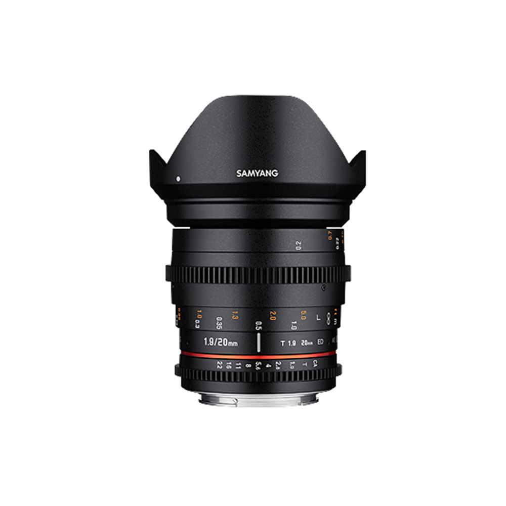 삼양 VDSLR 20mm T1.9 ED AS UMC 영상 촬영 전용 렌즈