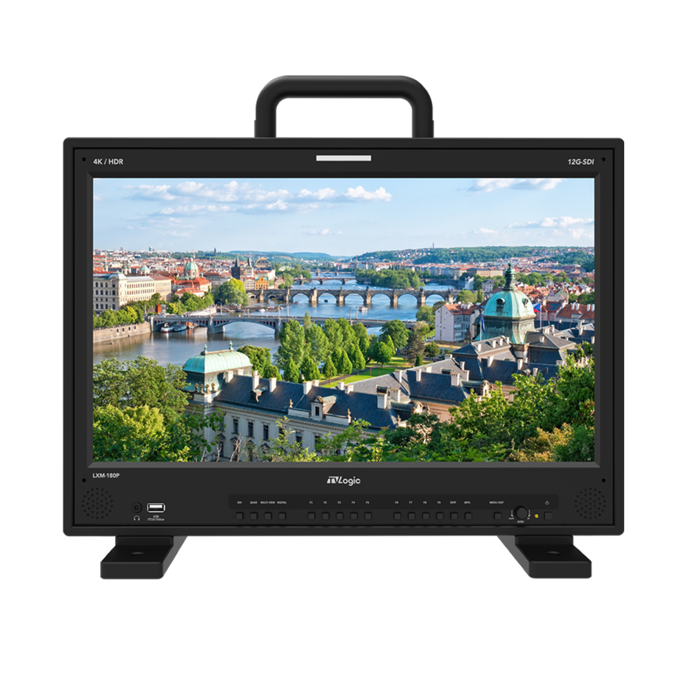 티비로직 LXM-180P-FM 18.4인치 4K/UHD 12G 멀티뷰 모니터 / 멀티마운팅 케이지포함