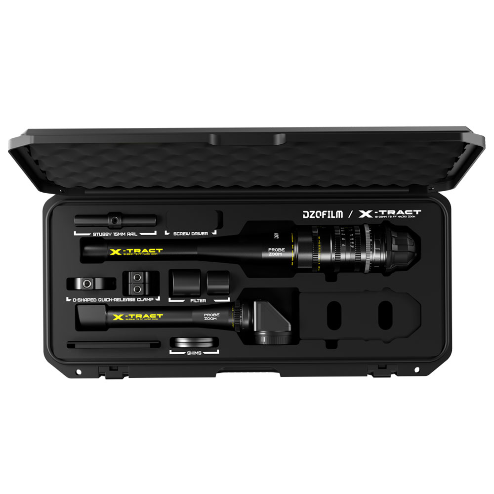 디조필름 X-TRACT 18–28mm 0º·360º 유닛 / FF 프로브 줌 렌즈 PL마운트 익스트랙트 DZO-X1828ACS