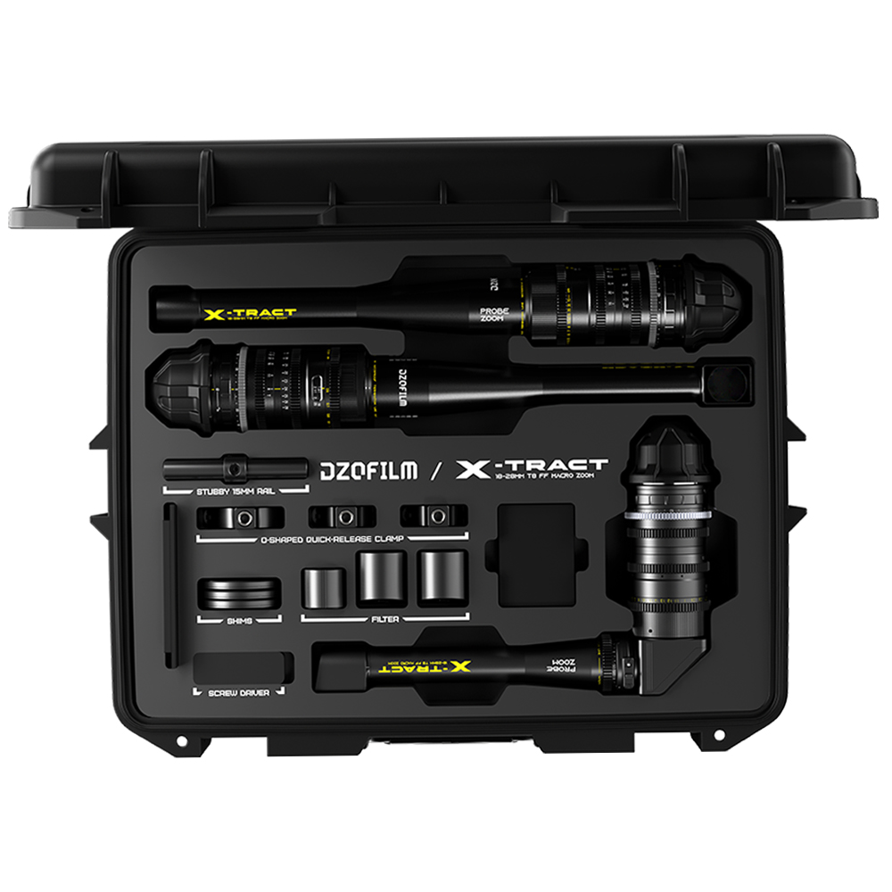 디조필름 X-TRACT 18–28mm T8 FF 프로브 줌 렌즈 3KIT / PL마운트 익스트랙트 DZO-X1828ABC