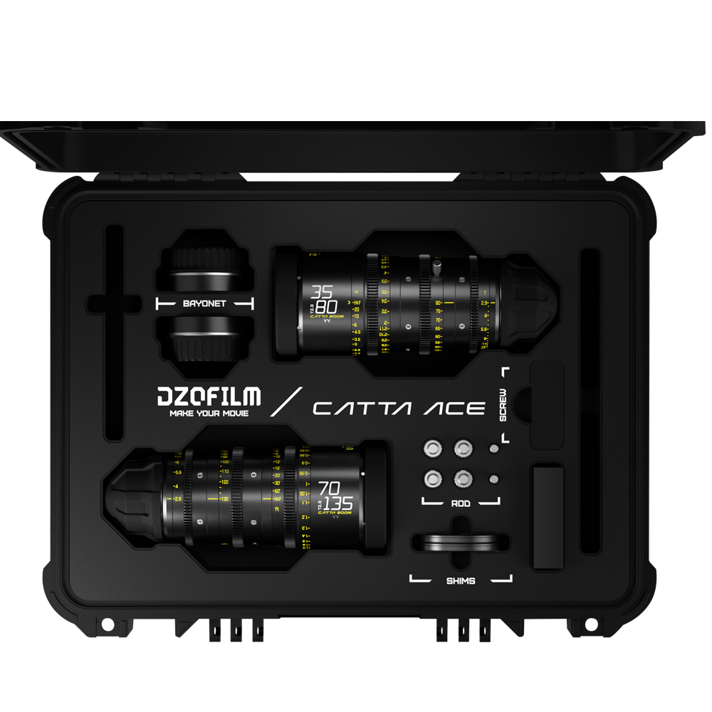 디조필름 Catta Ace 2KIT 35–80·70–135mm T2.9 FF 줌 시네 렌즈 세트 / PL마운트 카타 에이스 DZO-FFCattaA-BUNDLE
