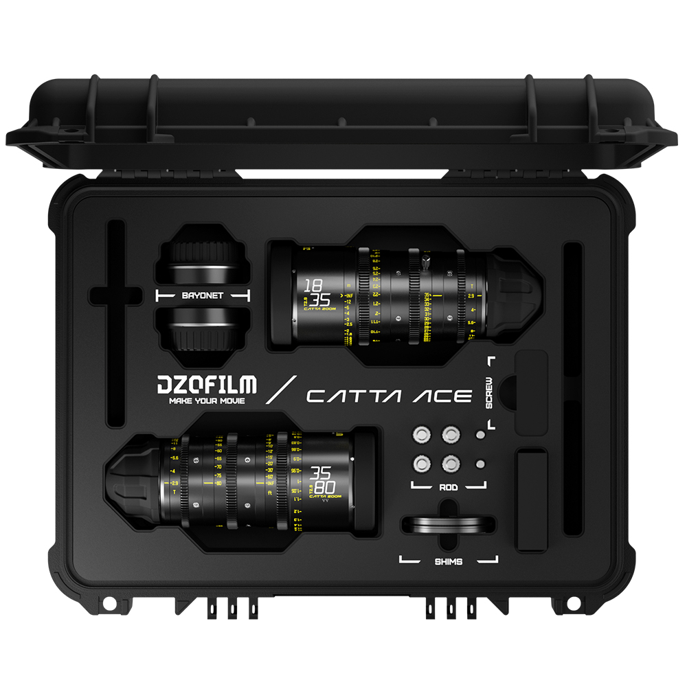 디조필름 Catta Ace 2KIT 18–35·35–80mm T2.9 FF 줌 시네 렌즈 세트 / PL마운트 카타 에이스 DZO-FFCattaA1-BUNDLE