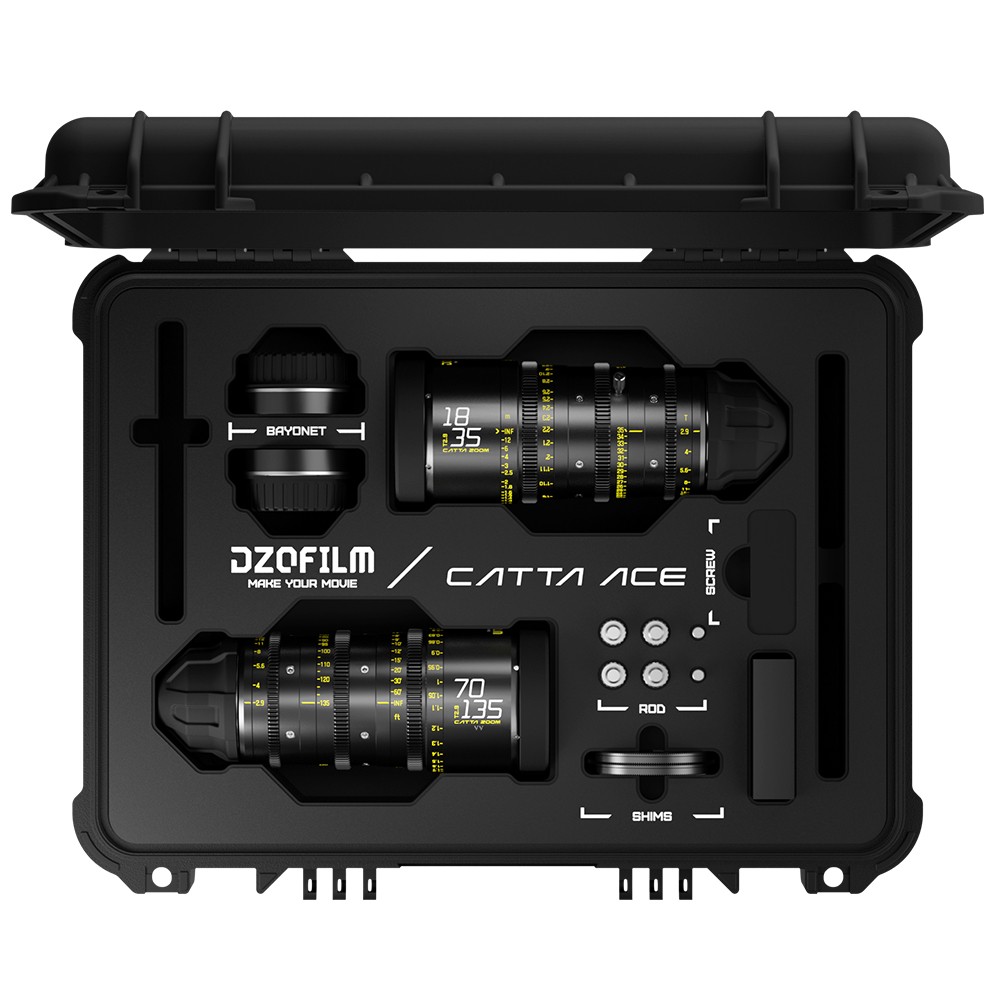 디조필름 Catta Ace 2KIT 18–35·70–135mm T2.9 FF 줌 시네 렌즈 세트 / PL마운트 카타 에이스 DZO-FFCattaA2-BUNDLE