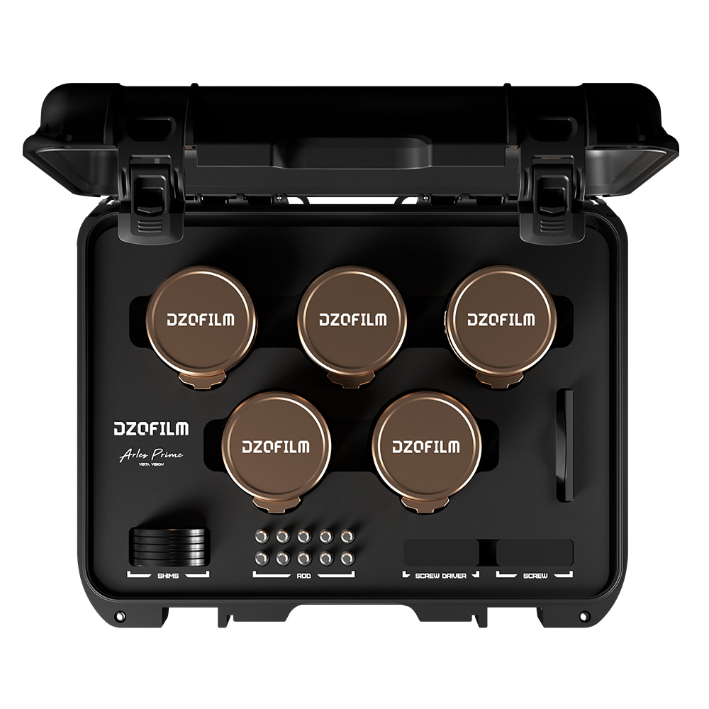 디조필름 ARLES LUSTRE 5KIT T1.6 시네 렌즈 세트 14·21·40·135·180mm / PL마운트 아를 뤼스터 DZO-APG5BIPL